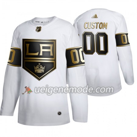 Herren Eishockey Los Angeles Kings Trikot Custom Adidas 2019-2020 Golden Edition Weiß Authentic